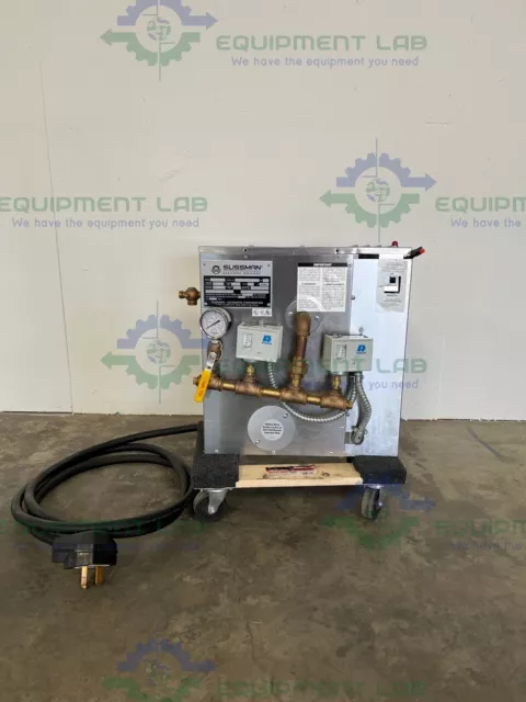 Lot of 2 Sussman MBA20 Electric Steam Boiler 20KW 9-60 lbhr Steam 240V FOR PARTS Lot of 2 Sussman MBA20 Electric Steam Boiler 20KW 9-60 lbhr Steam 240V FOR PARTS