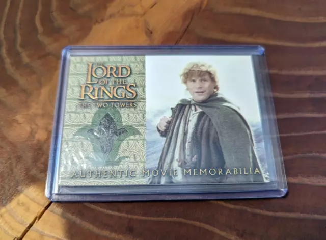 Lord of the Rings Sam / Topps Costume Movie Memorabilia Card