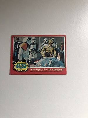 1977 Topps Star Wars Series 2 (Red) Card #94 Interrogated by stormtroopers!