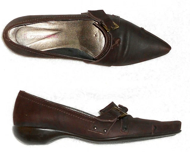 Escarpins Carla Gourov Taille 37 - 100% Cuir Marron, Talon Haut - Occasion Très Bon état