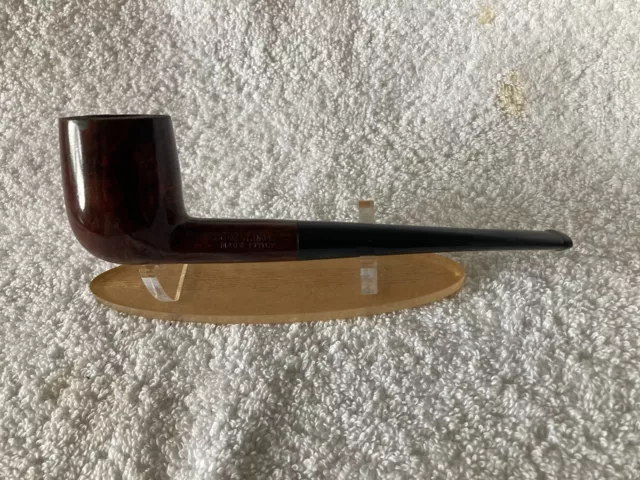 Polo Standard Made In Italy Smooth Straight Briar Estate Pipe Fishtail Mouthpiec