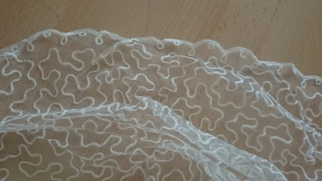 Antiker Brautschleier mit Brüsseler Spitze + Gürtel, 50er Jahre, Hochzeit