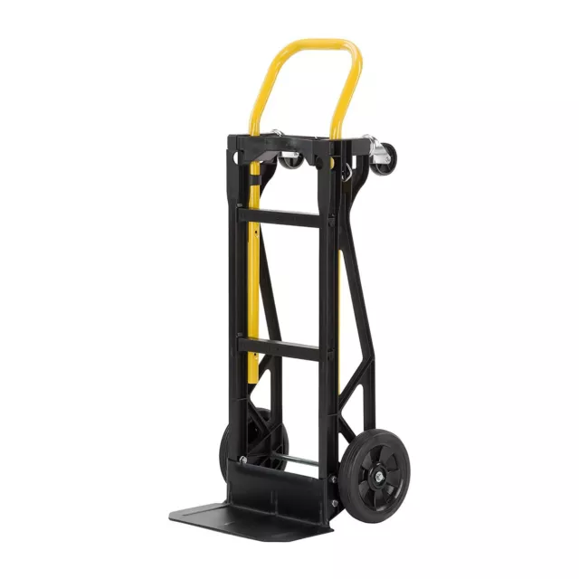 Harper Trucks 400 Lb Capacity Convertible Hand Truck Dolly, Black (Used)