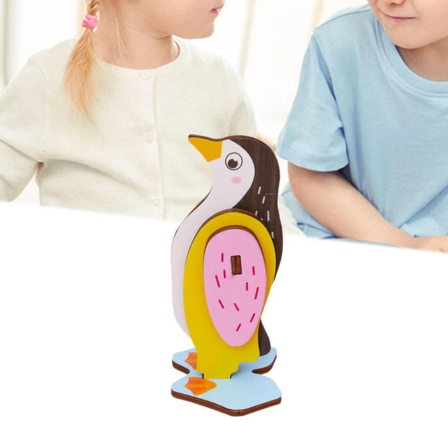Animal Jigsaw Puzzles Shape Puzzle Activities Toy Penguin