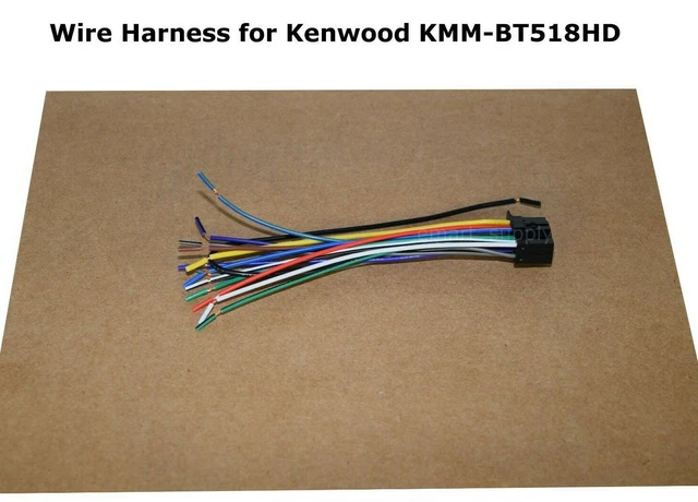 Wire Harness For Kenwood KMM-BT518HD / KMMBT518HD Car Stereo - Pay Today, Ships Today!