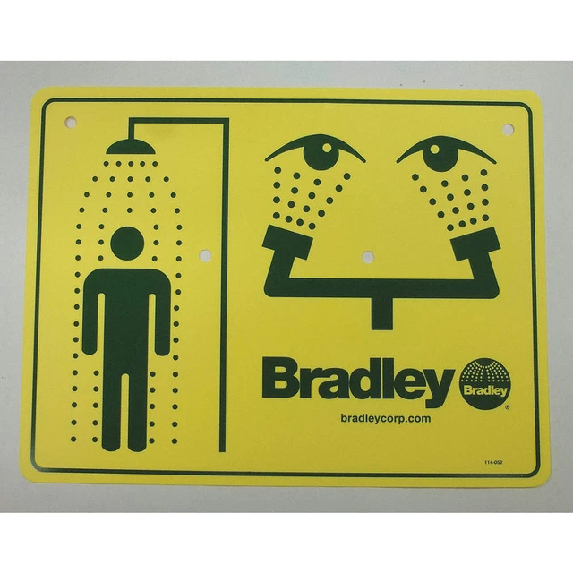 BRADLEY 114-052 Combination Sign