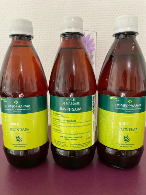 huile de massage RAVINTSARA 500 ml