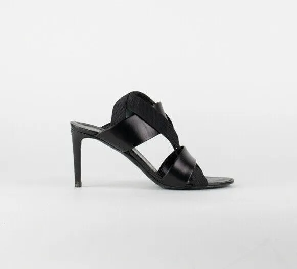 Balenciaga Elastic Strappy Heeled Sandal, size 38