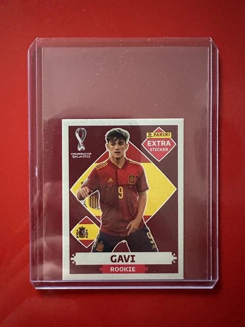 Panini Extra Sticker Gavi Rookie FIFA World Cup 2022 Qatar Base