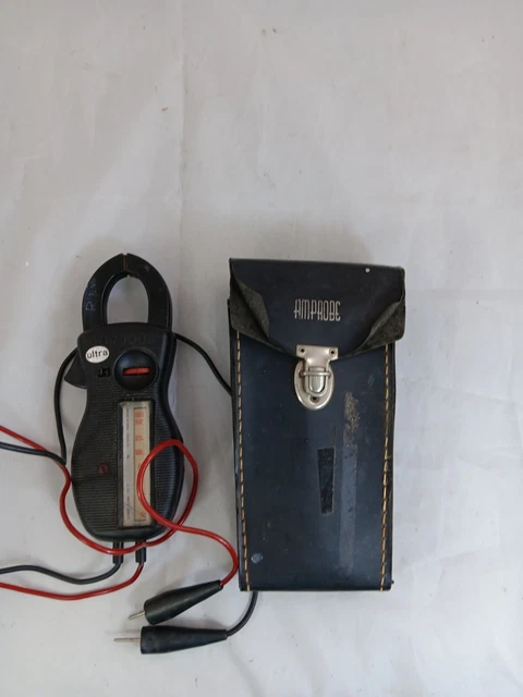 Amprobe Ultra Clamp Meter Rotary Scale Amp  with case and lest leads Made in USA
