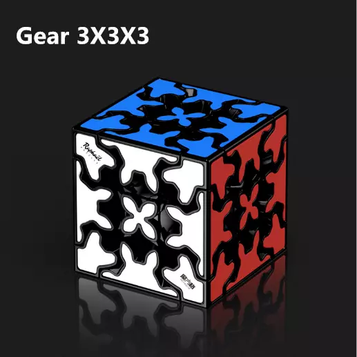 Gear Fast Cube Speed Magic Cube Rubix Puzzle Super Smooth Cube Educational Toys