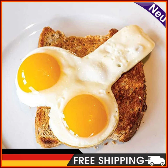 Moldes negros para freír huevos - divertidos moldes para tortilla de desayuno y herramientas moldeadoras de alimentos hágalo usted mismo
