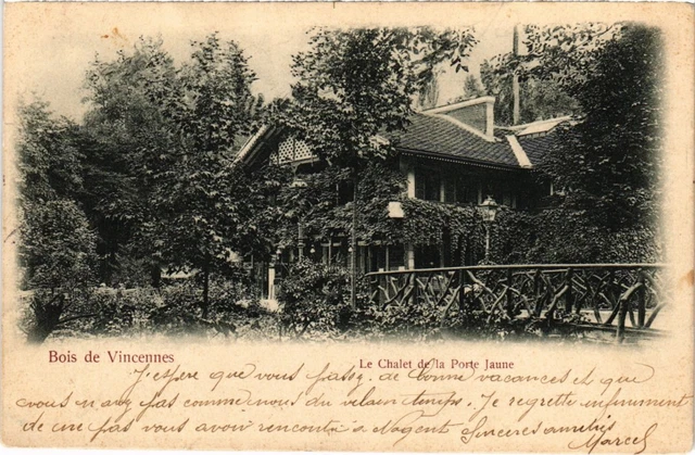 CPA Vincennes Le Chalet de la Porte Jaune (1347432)