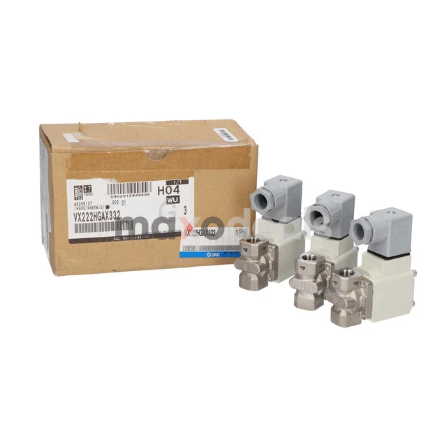 SMC VX222HGAX332 Port Valve NEW NFP (3pcs)