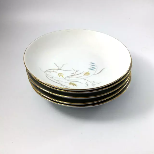 Vintage Eschenbach Lyra Baronet China Soup Dishes Plates Set of 5 Germany