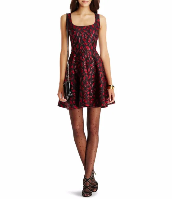 NWT Diane Von Furstenberg DVF Fit And Flare Dress, sz 8, MSRP $598