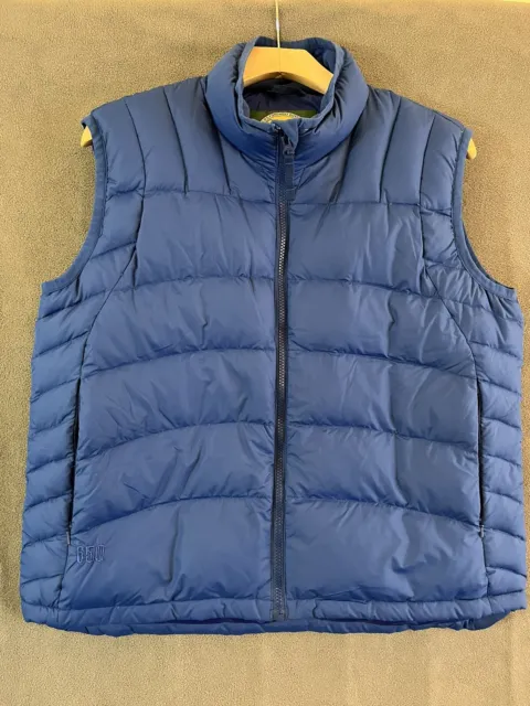 CABELAS PREMIER NORTHERN Goose Down Puffer Vest Size large Blue $28.00 ...