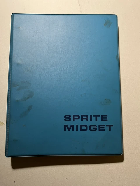 Mg Midget Austin Sprite Genuine Workshop Repair Manual