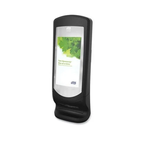 Tork Xpressnap Stand Napkin Dispenser, 9.25 x 9.25 x 24.5, Black