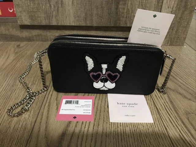 KATE SPADE NEW York Double Zip Mini Crossbody Beaded Francois Multi 974 100.00 PicClick UK
