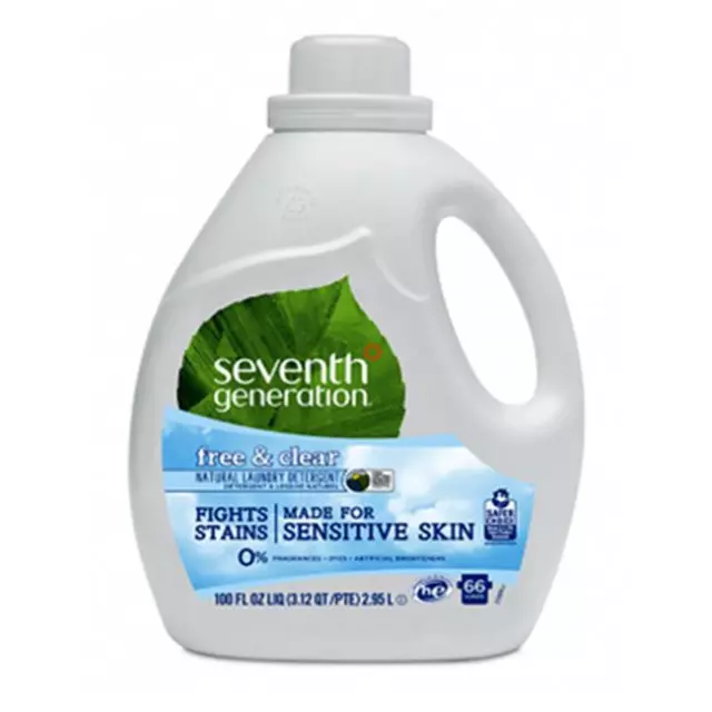 Conopco 238674 90 oz Seventh Generation Free & Clear Laundry Detergent