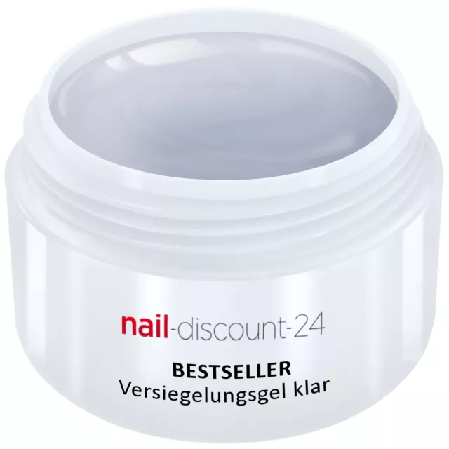 UV-Gel Versiegelungsgel klar 30ml Finish High Gloss Versiegler Hochglanz NailArt