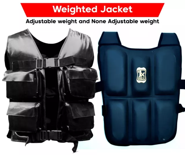 Weighted Vest Strength Training Fitness Running Cardio Weight Loss Jacket ONEX