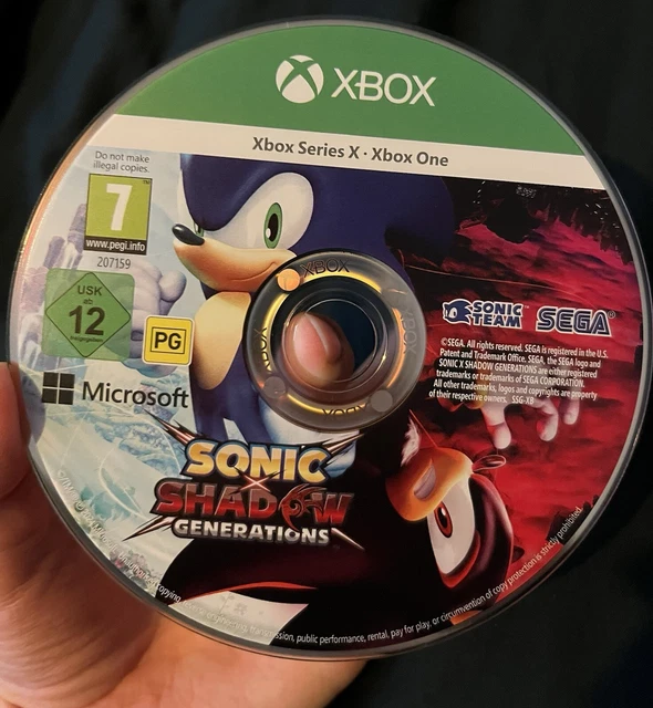 SONIC X SHADOW Generations Xbox Series X - Only the disc £30.00 ...