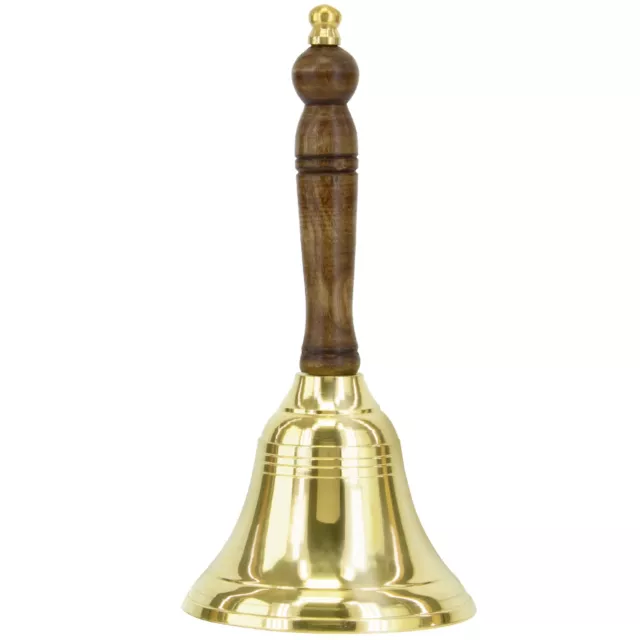 Hand bell 2.15"D and 5 " Height brass bell made in india for wedding/call bell
