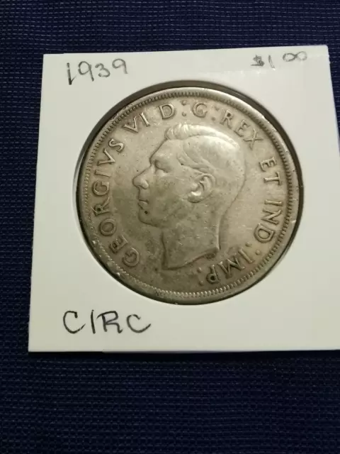 Canada 1939 $1 Silver Dollar Coin