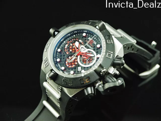 RARE Invicta 50mm Subaqua Noma IV Swiss 5050.E Made Chronograph Strap Watch