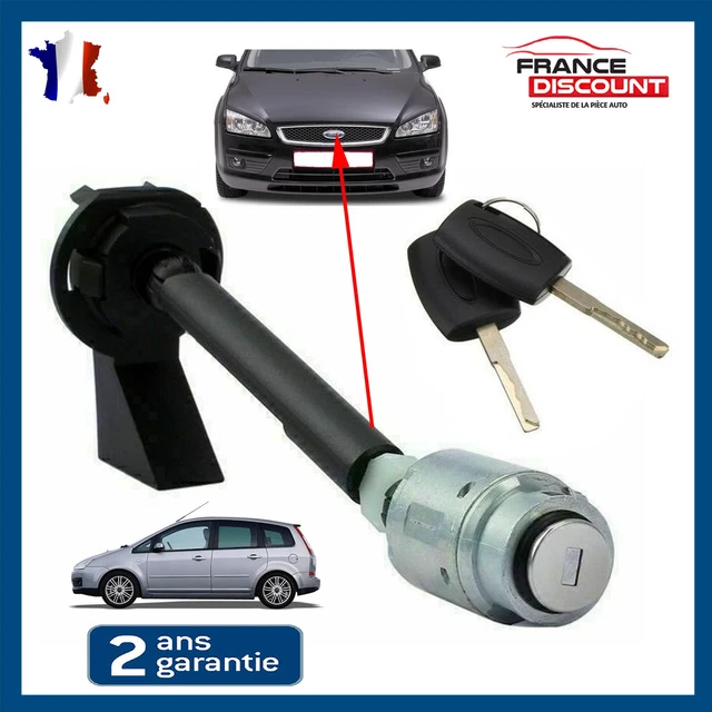 Kit Réparation Barillet Serrure Capot Pour Ford Focus 2 / C-Max (2003-2012) - 3M5AR16B970AD, Neuf, 2 Ans Garantie
