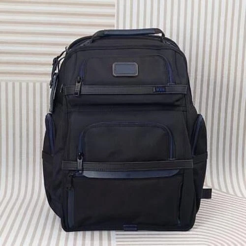 New Tumi Alpha 3 Backpack Shoulder Bag Business Sports Nylon Blue Line gift /my