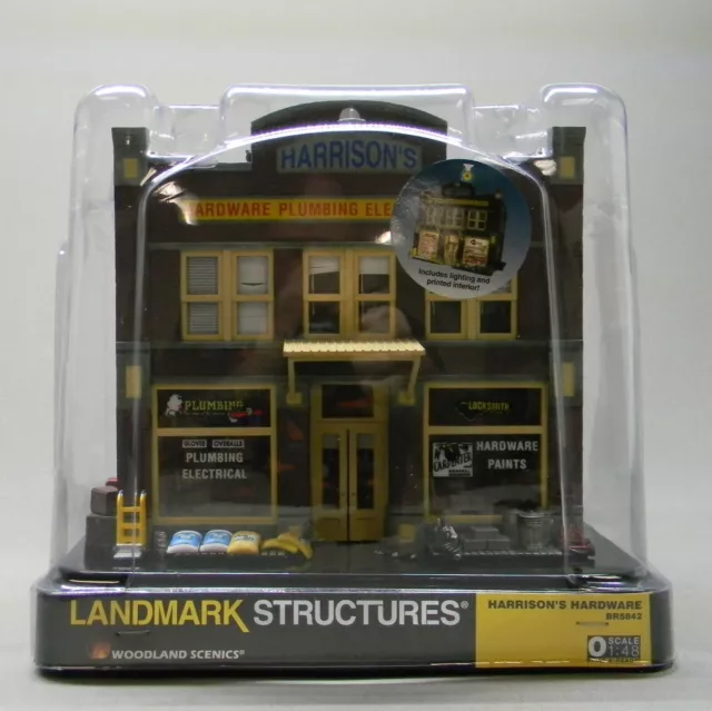 Woodland Scenics Harrison's Hardware Store Building O Gauge Br5842 Wds5842 New