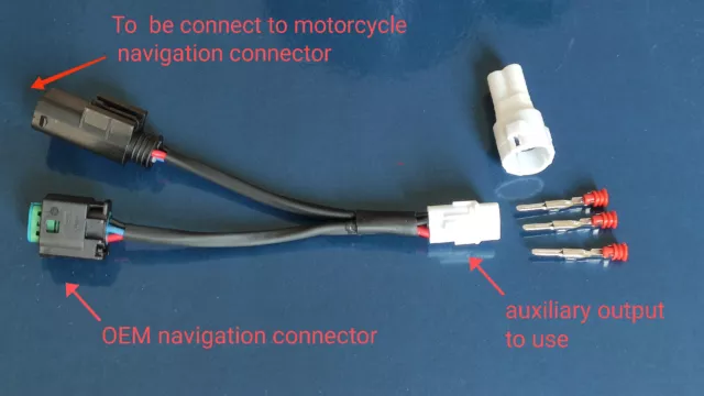 BMW RT GS R1200 R1250 F ST GT K RS S XR Y - Splitter 83300413585 GPS Navigator 2