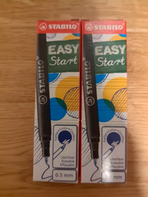 Stabilo Easy Start Tintenpatronen,2  Packungen 6 Patronen für Stabilo Easy blau