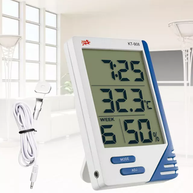 Indoor Thermometer Hygrometer LCD Humidity Meter Digital Outdoor Temperature OZ