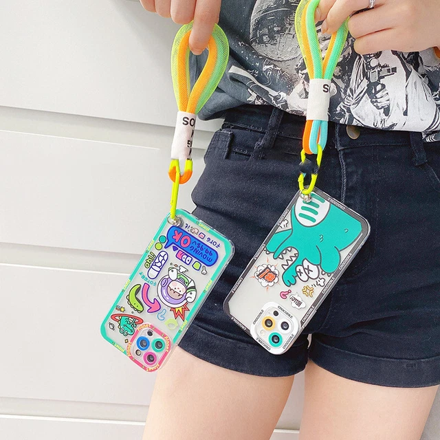 Lanyard Angel Eye Phone Case New colorful iPhone Case cool phone Case Cover