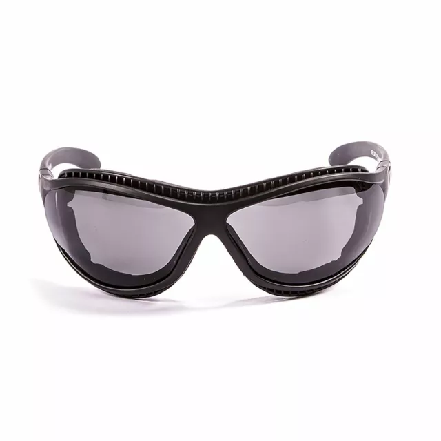 OCEAN TIERRA DE FUEGO Floating Sunglasses Kiteboarding Matte Black & Smoke Lens