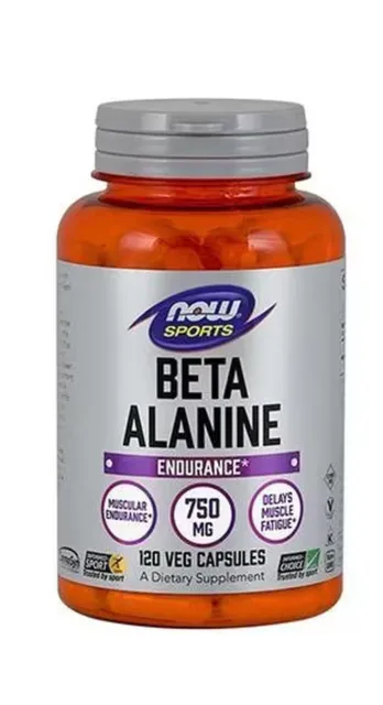 Now Foods Beta Alanine 750 mg- 120 Veg. Kapseln (18,86 EUR/100 g)