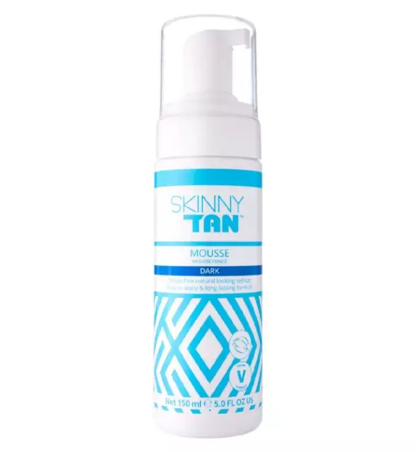 Skinny Tan Self-Tanning Mousse Dark 150ml - New