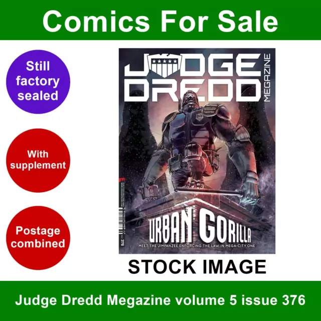 Judge Dredd Megazine volume 5 issue 376 comic - STILL SEALED - 2016
