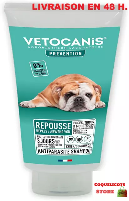 Meilleur Shampooing Chiens Maison Antipuces Anti tiques Antiparasites Répulsif