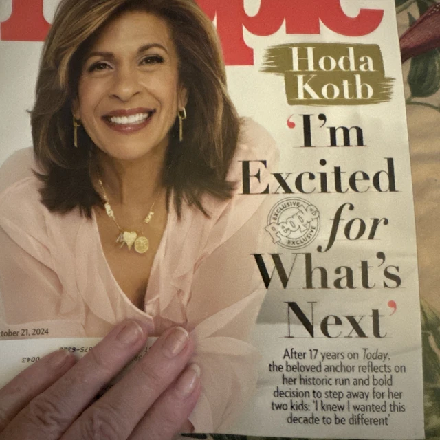 PEOPLE MAGAZINE OCTOBER 21st 2024 Hoda Kotb The Menendez Brothers