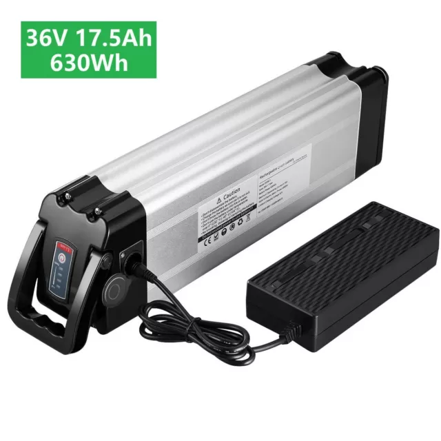 SILVERFISH 36V 17.5AH Batterie Vélo Electrique 800W Li-Ion E-Bike avec  Chargeur EUR 259,99 - PicClick FR