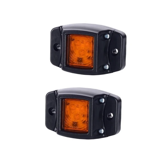24/7Auto Lot de 2 feux de position latéraux 24 V pour remorq 24/7Auto Lot de 2 feux de position latéraux 24 V pour remorq