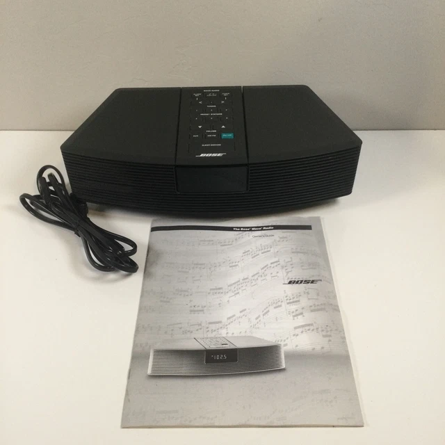 BOSE WAVE RADIO AWR131 Graphite AM/FM Stereo Alarm Clock AUX READ