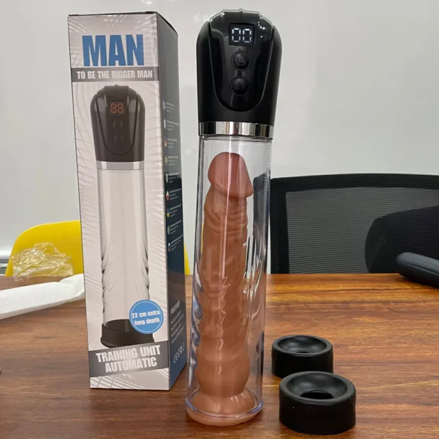 Masturbador automático bomba eléctrica de pene alargamiento de pene juguete sexual