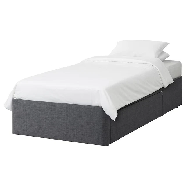 IKEA 4FT small double divan bed base grey colour £40.00 PicClick UK