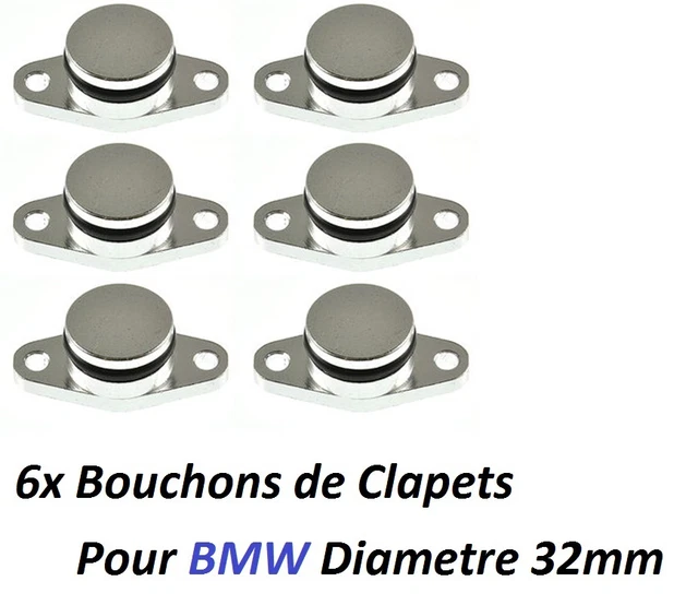 Lot De 6 Clapets D'admission / Bouchons De Surpressions 33mm Pour BMW 320d, 330d, 525d, 535d